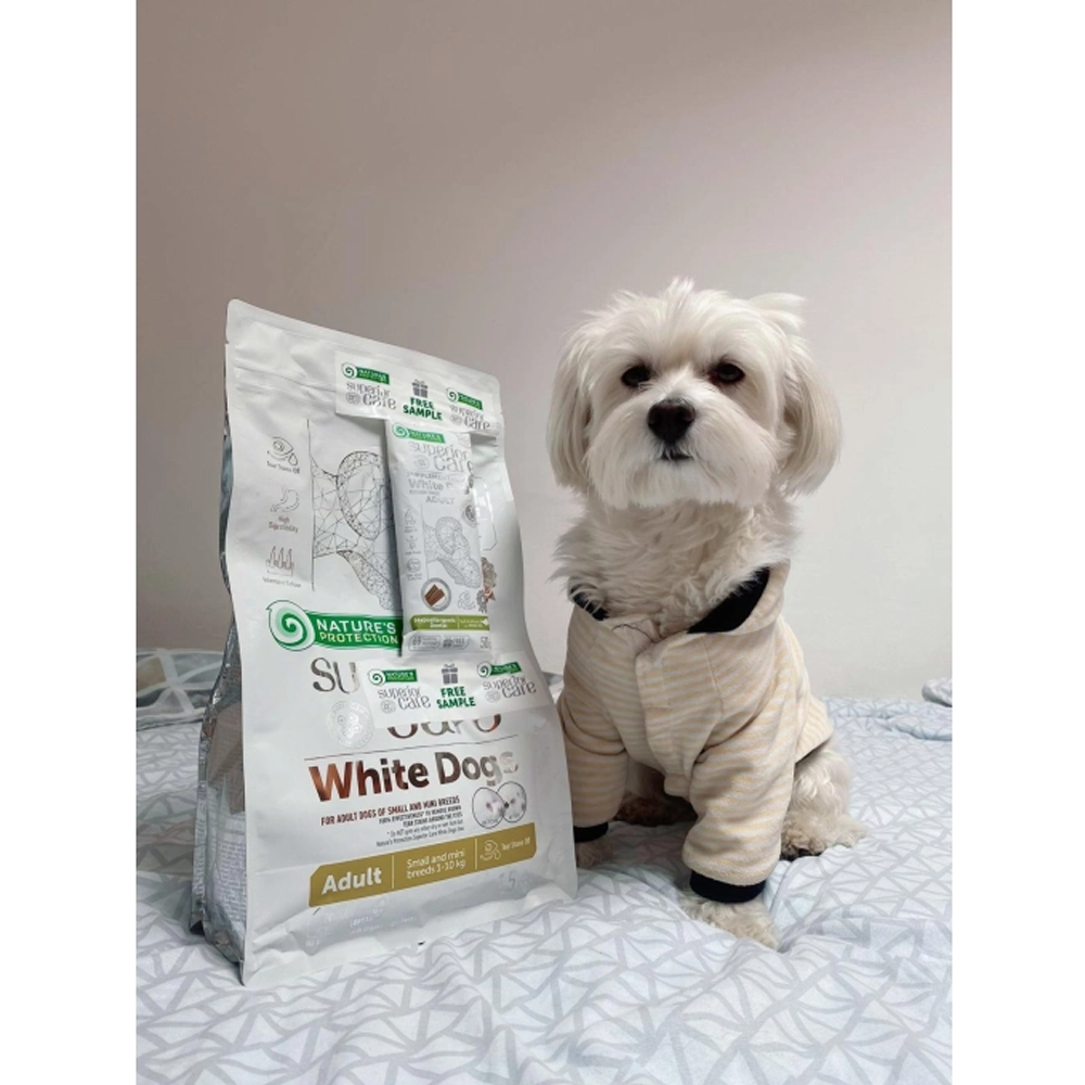 Nature's Protection Superior Care Dog Food with Lamb/ Adult/ Mini and Small Breed/ White Coat/ 10Kg