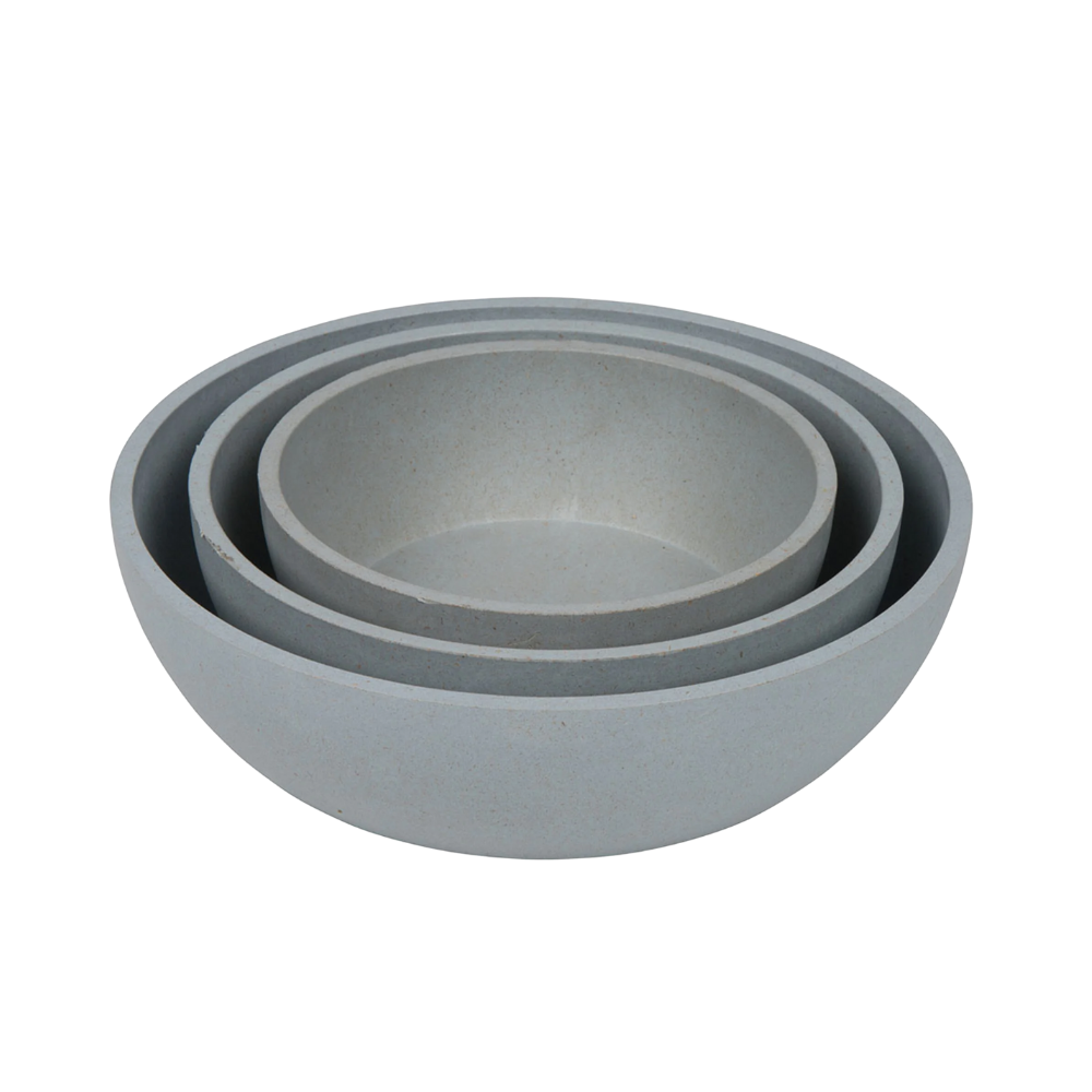 District 70 Bamboo Dog Bowl/ Ice Blue