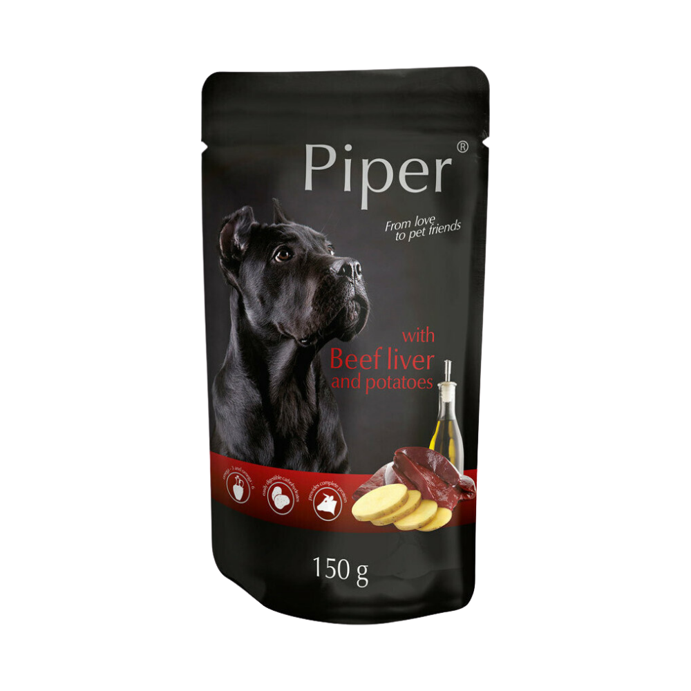 Piper Dog Food with Beef Liver and Potatoes/ Pouch