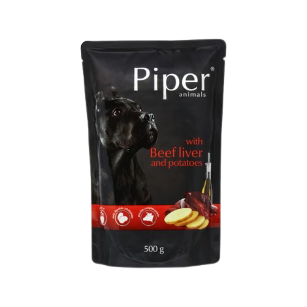 Piper Dog Food with Beef Liver and Potatoes/ Pouch