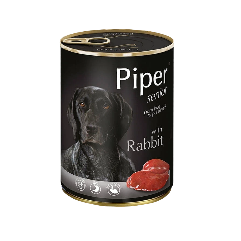 Piper Senior Dog Food with Rabbit/ Can/ 400gr