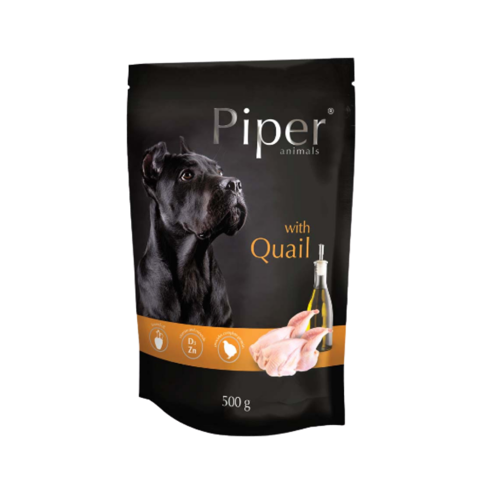 Piper Dog Food with Qail/ Pouch
