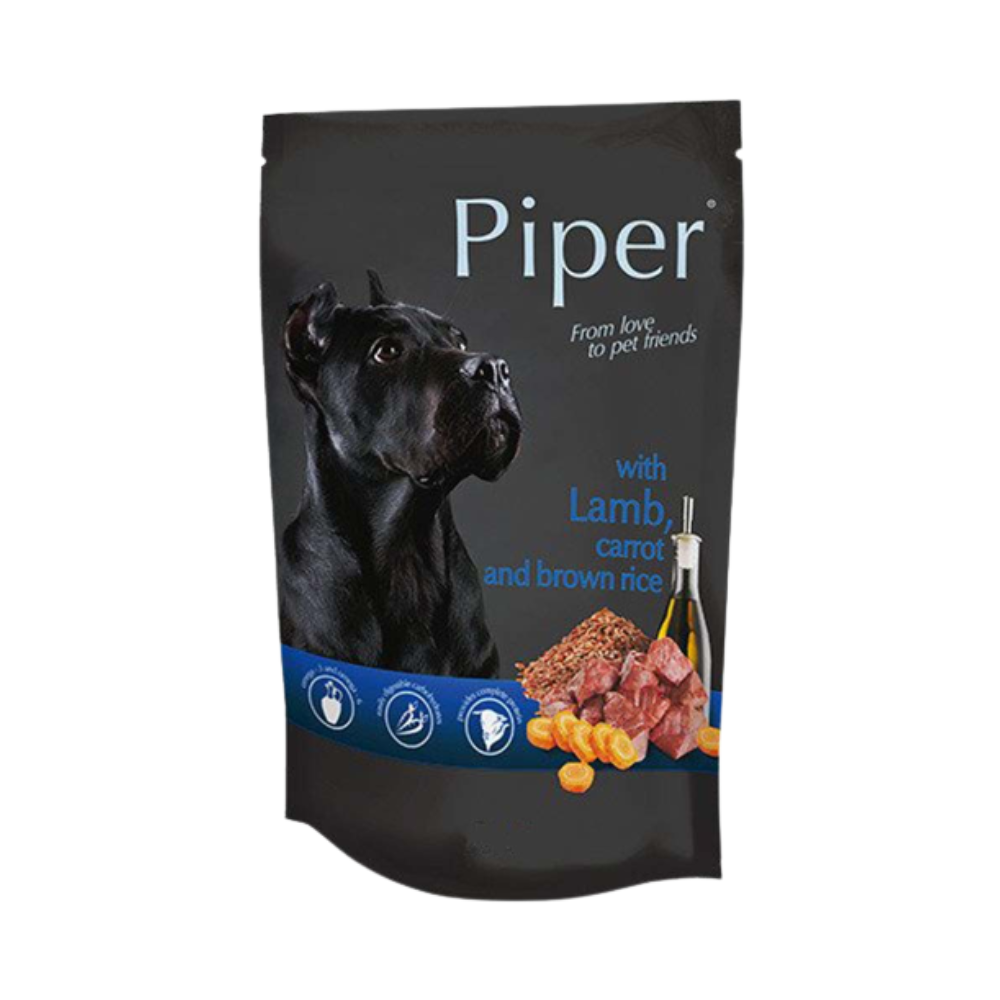 Piper Dog Food with Lamb, Carrot and Brown Rice/ Pouch