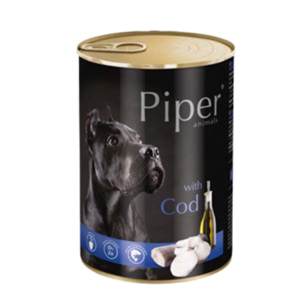 Piper Dog Food with Cod/ Can