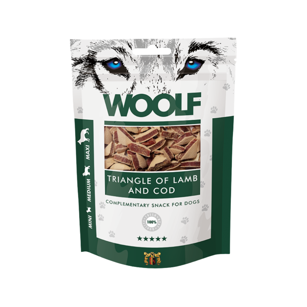 Woolf Triangle of Lamb and Cod Dog Treats