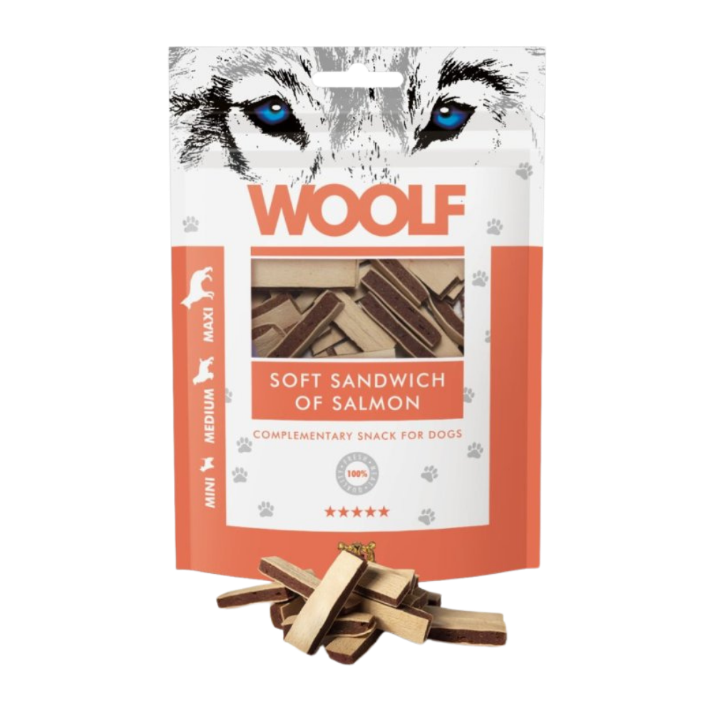 Woolf Soft Sandwich of Salmon Dog Treats