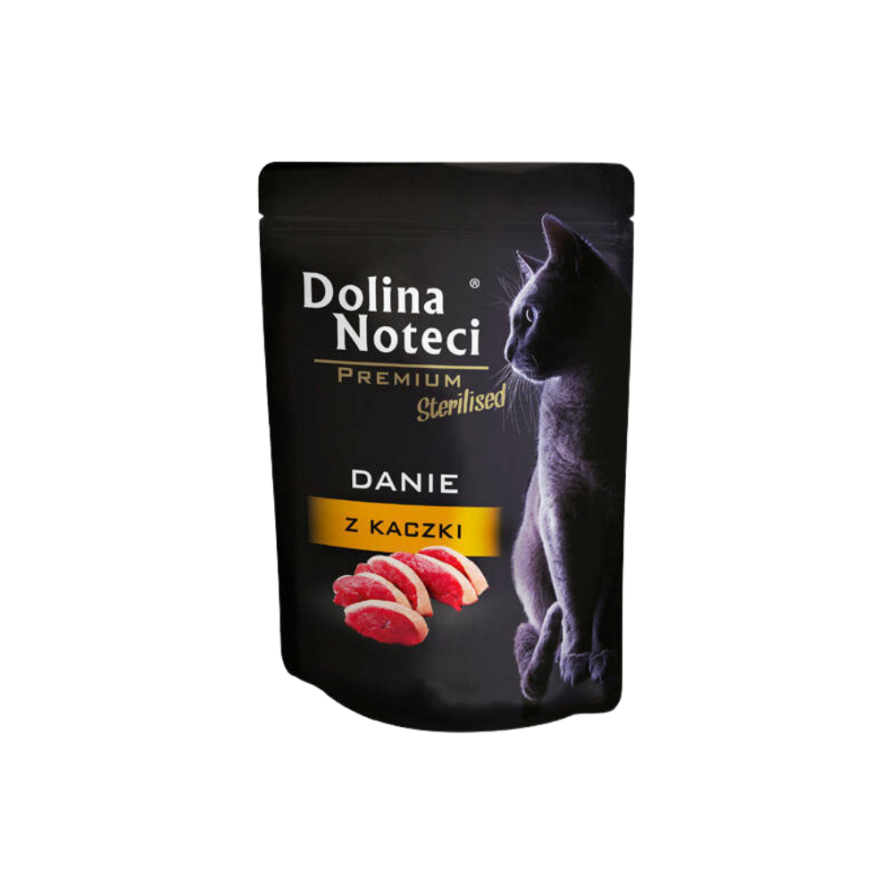 Dolina Noteci Premium Sterilized Wet Cat Food/ Duck 85g