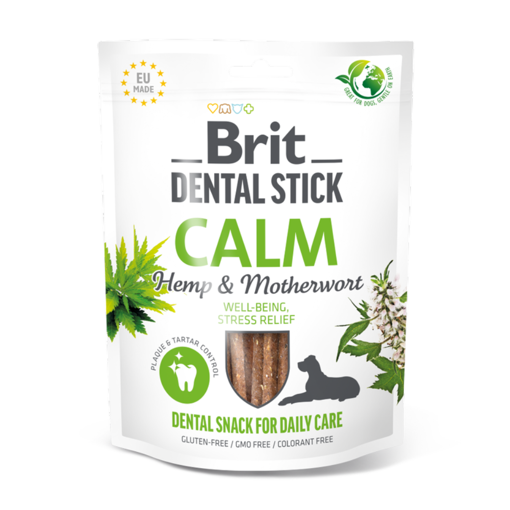 Brit Dental Stick Calm with Hemp & Motherwort