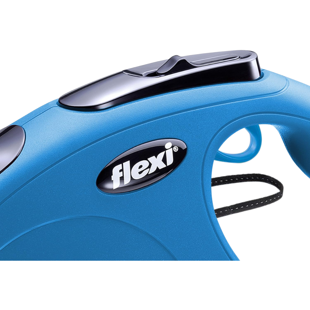 Flexi New Classic Dog Retractable Lead/ Cord/ Small/ 5m/ Blue