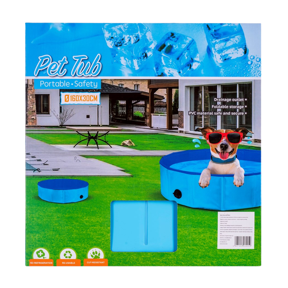 Diamentiq Folding dog pool 160x30cm