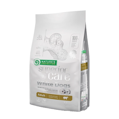 Nature's Protection Superior Care Dog Food with Lamb/ Adult/ Mini and Small Breed/ White Coat/ 1.5Kg