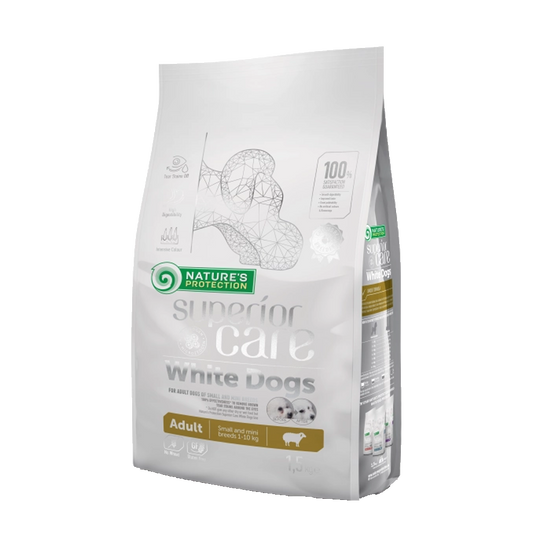 Nature's Protection Superior Care Dog Food with Lamb/ Adult/ Mini and Small Breed/ White Coat/ 1.5Kg