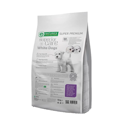 Nature's Protection Superior Care Dog Food with Salmon/ Junior/ All Breeds/ White Coat/ 10Kg