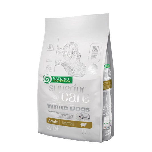 Nature's Protection Superior Care Dog Food with Lamb/ Adult/ Mini and Small Breed/ White Coat/ 10Kg