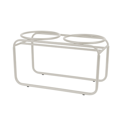 District 70 Butler Food Bowl Stand for Dogs/ Beige/ Medium