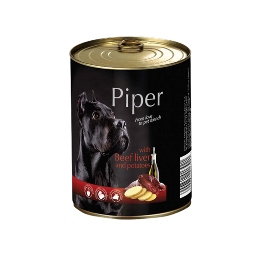 Piper Dog Food with Beef Liver and Potatoes/ Can