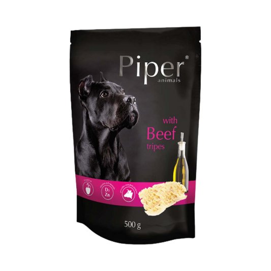 Piper Dog Food with Beef Tripes/ Pouch/ 500gr