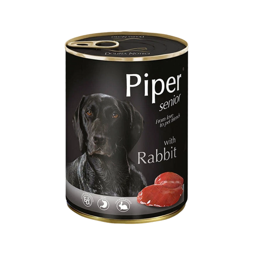 Piper Senior Dog Food with Rabbit/ Can/ 400gr