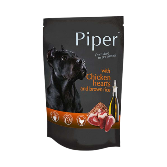 Piper Dog Food with Chicken Hearts and Brown Rice/ Pouch