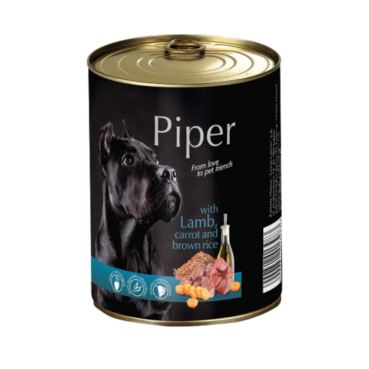 Piper Dog Food with Lamb, Carrot and Brown Rice/ Can