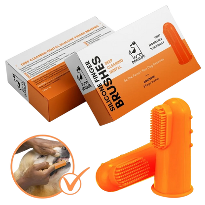 OurDogsLife Silicone Finger Touthbrushes