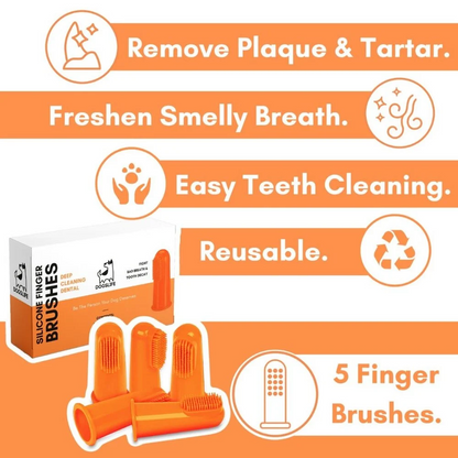 OurDogsLife Silicone Finger Touthbrushes