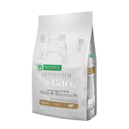 Nature's Protection Superior Care Dog Food with Lamb/ Adult/ Small Breed/ Sensitive Skin and Stomach/ 1.5Kg