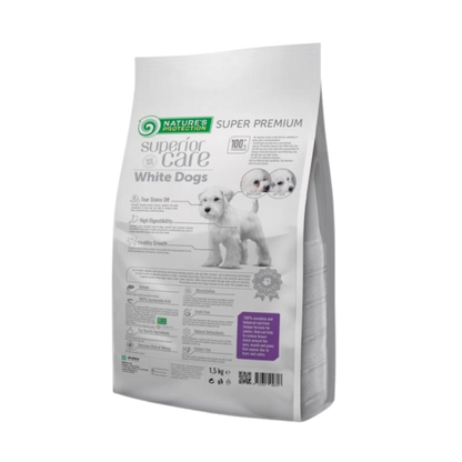 Nature's Protection Superior Care Dog Food with Salmon/ Junior/ All Breeds/ White Coat/ 1.5Kg