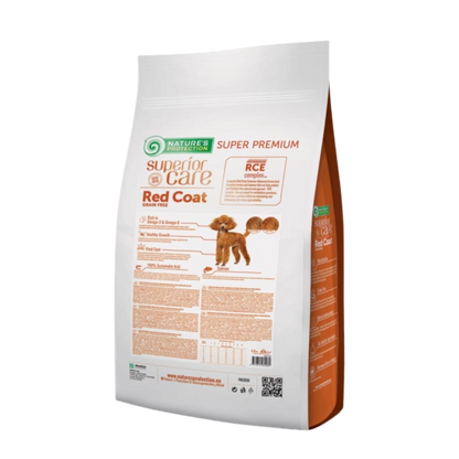 Nature's Protection Superior Care Dog Food with Salmon/ Junior/ Small Breed/ Red Coat/ 1.5Kg