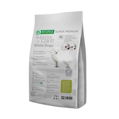 Nature's Protection Superior Care Dog Food with White Fish/ Junior/ Mini and Small Breed/ White Coat/ 1.5Kg
