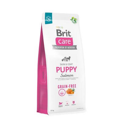 Brit Care Dog Food with Salmon/ Puppy/ All Breeds/ 12Kg
