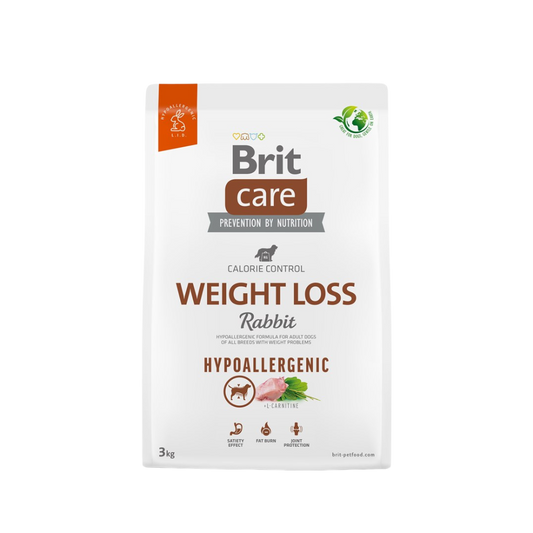 Brit Care Dog Food Hypoallergenic Weight Loss with Rabbit/ Adult/ All Breeds/ 3Kg