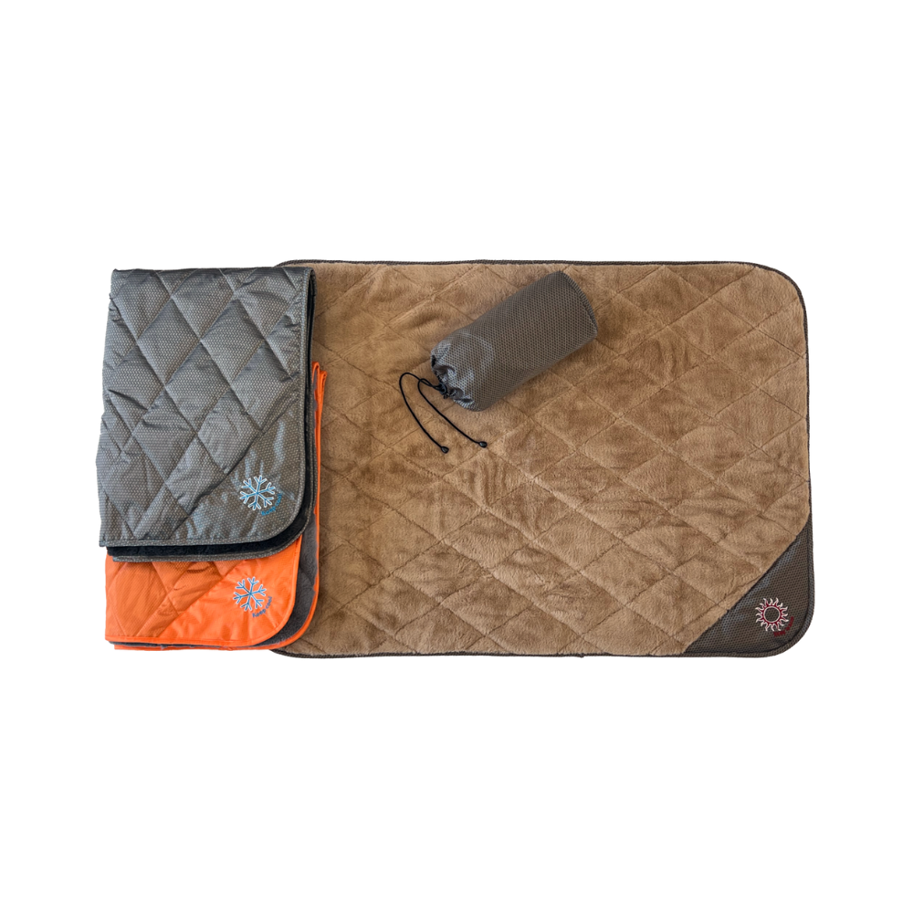 ThermoSwitch Blanket Samos/ Orange and Grey