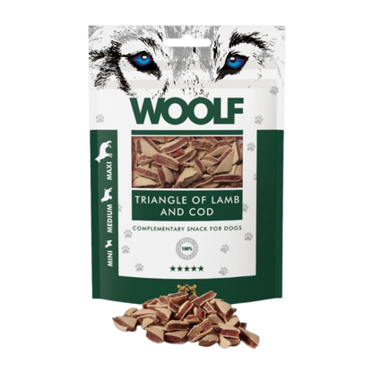 Woolf Triangle of Lamb and Cod Dog Treats