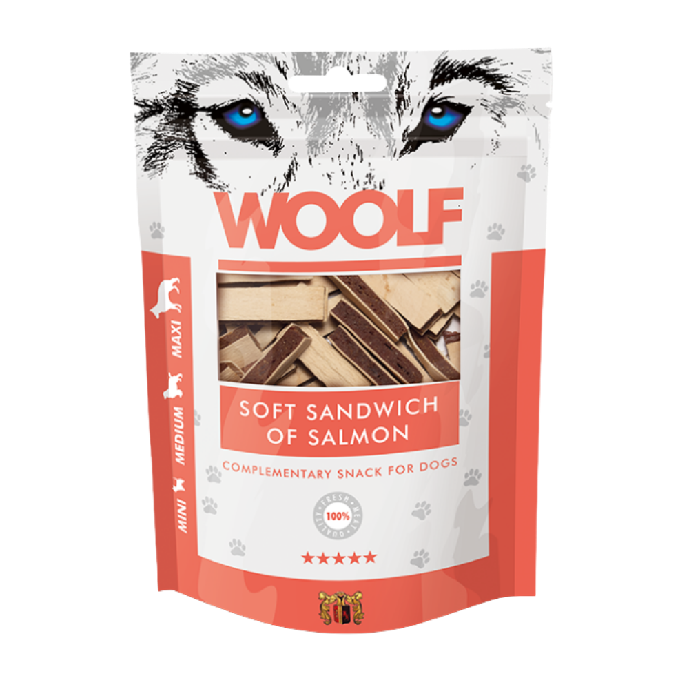 Woolf Soft Sandwich of Salmon Dog Treats