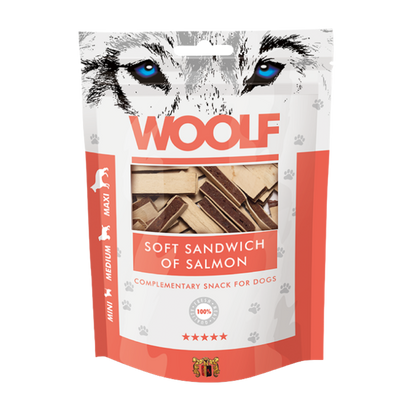 Woolf Soft Sandwich of Salmon Dog Treats