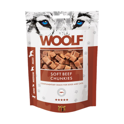 Woolf Soft Beef Chunkies Dog Treats