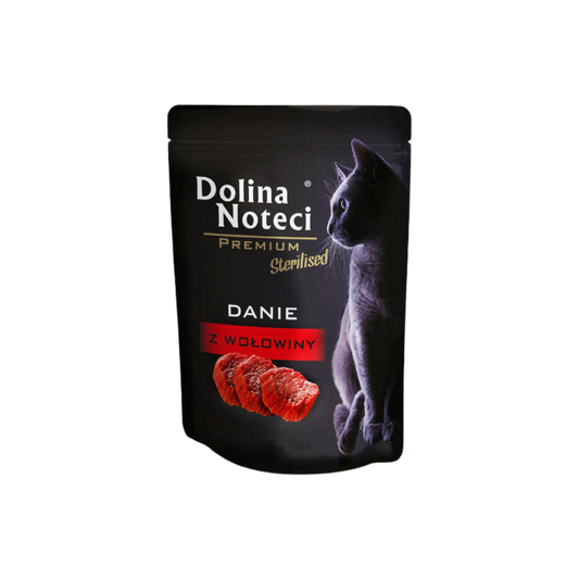 Dolina Noteci Premium Sterilized Wet Cat Food/ Beef 85g