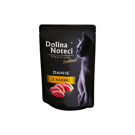 Dolina Noteci Premium Sterilized Wet Cat Food/ Duck 85g