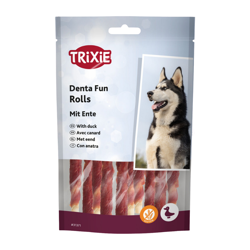 Trixie Denta Fun Rolls with Duck 10pcs