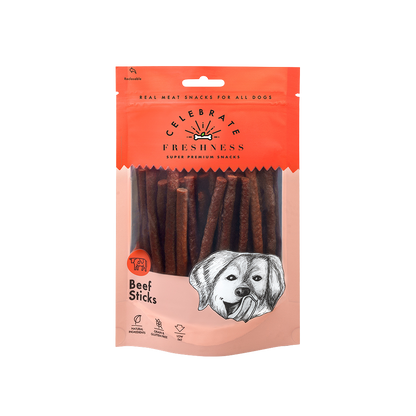 Celebrate Freshness Grain Free Beef Sticks 100gr