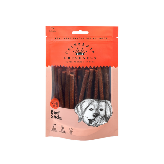 Celebrate Freshness Grain Free Beef Sticks 100gr