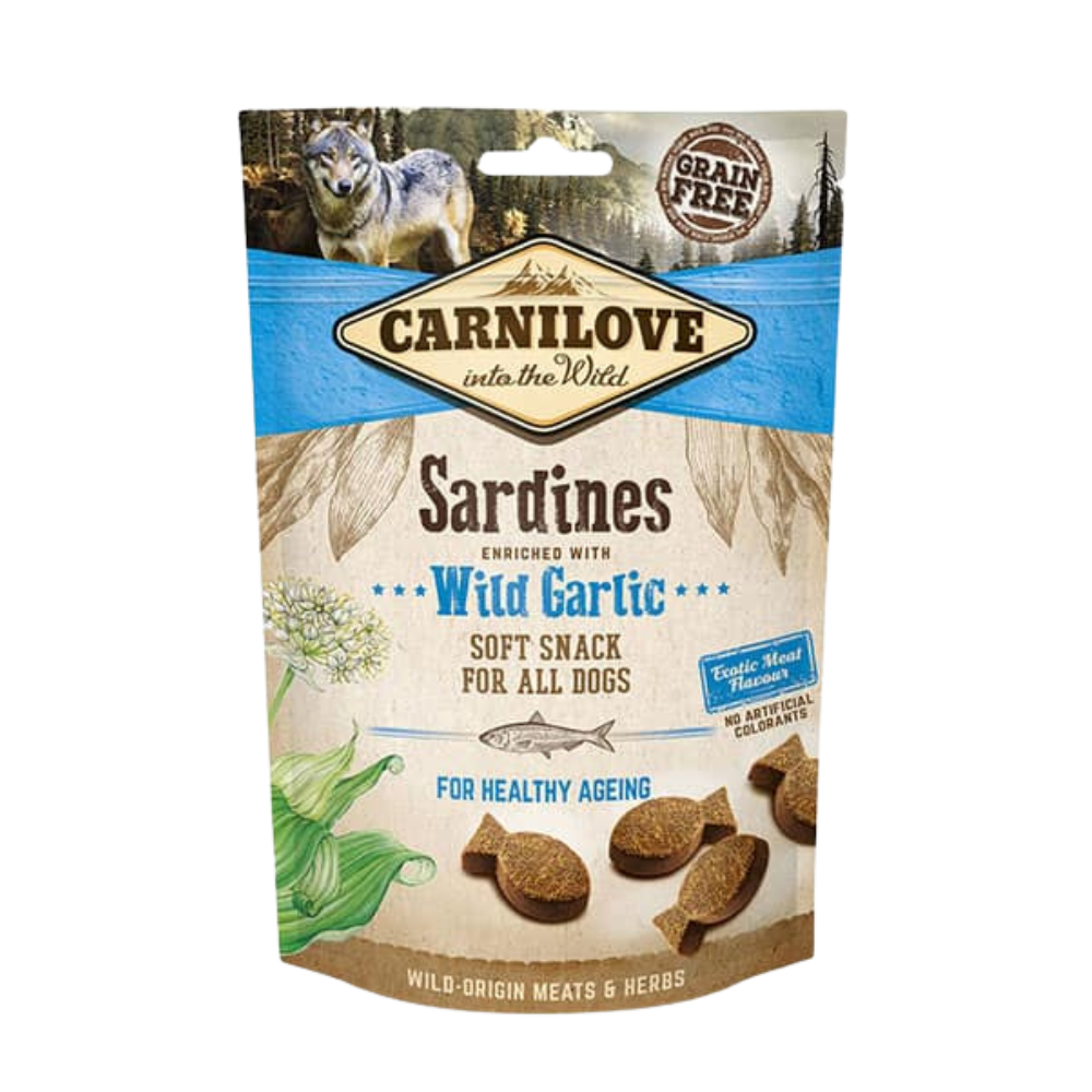 Carnilove Sardines enriched with Wild Garlic Soft Dog Treats