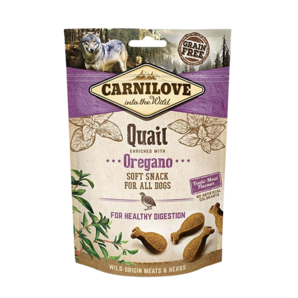 Carnilove Quail enriched with Oregano Soft Dog Treats