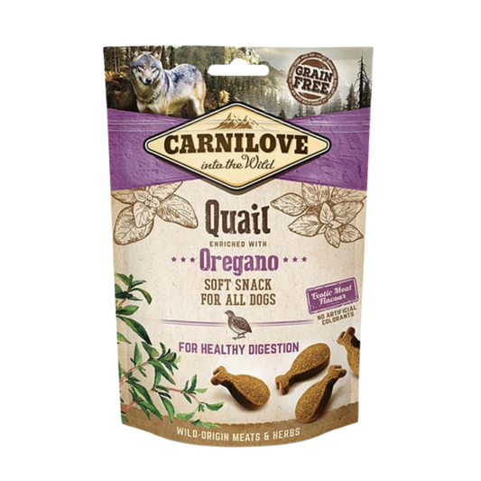 Carnilove Quail enriched with Oregano Soft Dog Treats