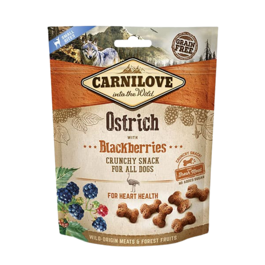 Carnilove Ostrich with Blackberries Crunchy Dog Treats