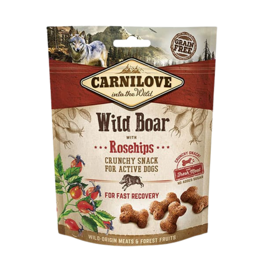 Carnilove Wild Boar with Rosehips Crunchy Dog Treats