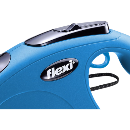 Flexi New Classic Dog Retractable Lead/ Cord/ Small/ 5m/ Blue