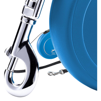 Flexi New Classic Dog Retractable Lead/ Cord/ Small/ 5m/ Blue